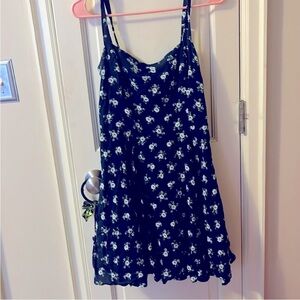 Vintage Abercrombie and fitch floral skater dress